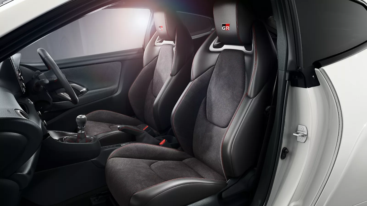 Toyota GR Yaris interior seats